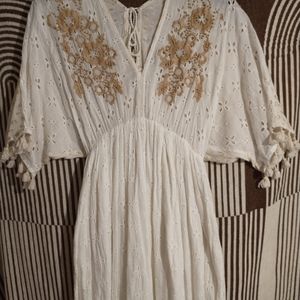 Chelsea & Violet, XS, Cream Maxi Cover-up